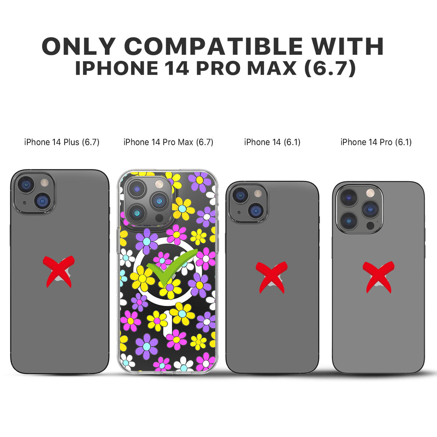 MyBat Pro Mood Series MagSafe Case for Apple iPhone 14 Pro Max - Multi Color Daisy - RIP14PMCSFSSM511-8.jpg
