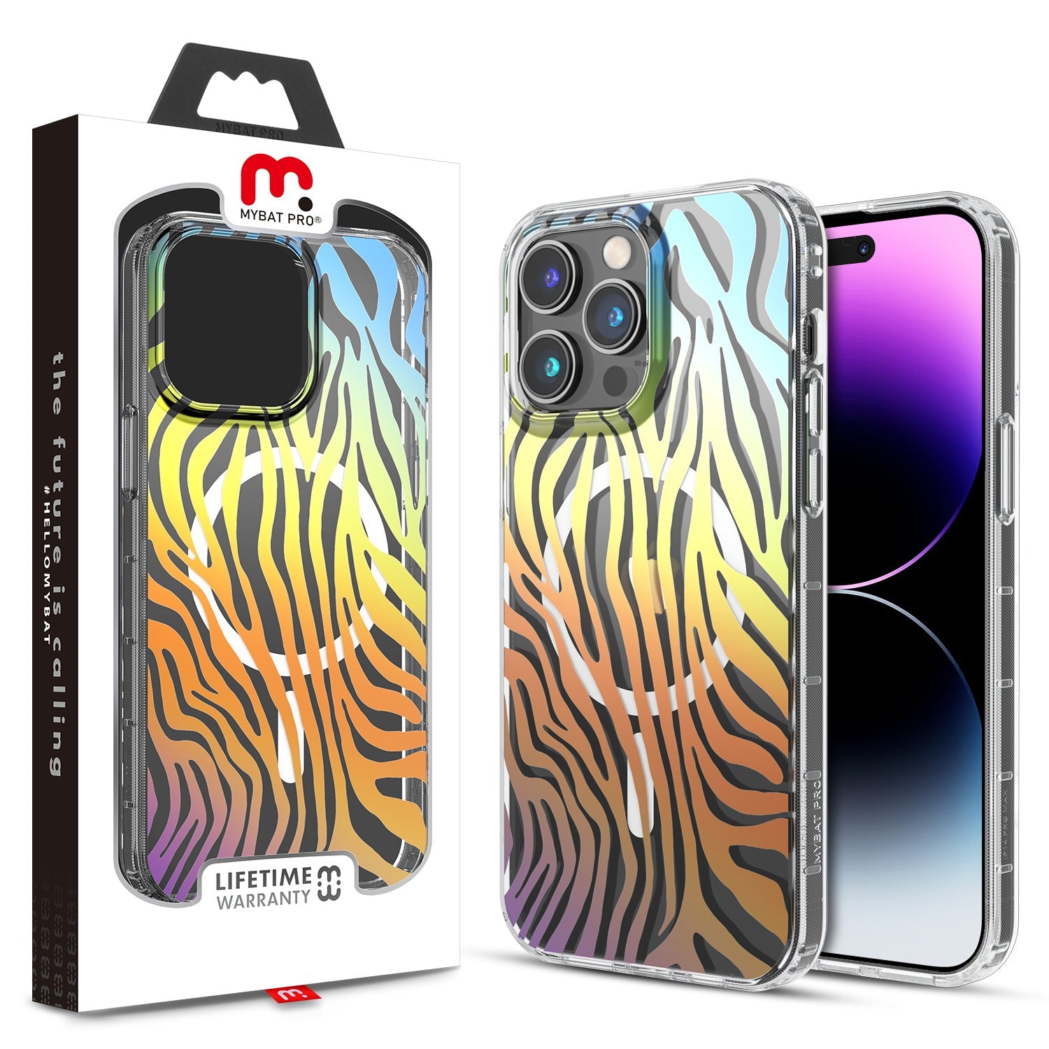 MyBat Pro Mood Series MagSafe Case for Apple iPhone 14 Pro Max - Zebra