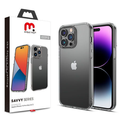 MyBat Pro Savvy Series Case for Apple iPhone 14 Pro Max - Crystal Clear - RIP14PMCSLEGT001-1.jpg