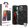 MyBat Pro Skullcap Hybrid Protector Cover for Apple iPhone 14 Pro Max - Jet Black / Black