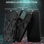 MyBat Pro Skullcap Hybrid Protector Cover for Apple iPhone 14 Pro Max - Jet Black / Black - RIP14PMCSSLCS001-3.jpg