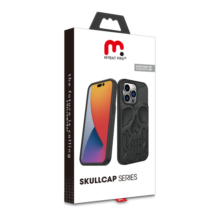MyBat Pro Skullcap Hybrid Protector Cover for Apple iPhone 14 Pro Max - Jet Black / Black - RIP14PMCSSLCS001-8.jpg