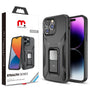 MyBat Pro Antimicrobial Stealth Series (with Stand) for Apple iPhone 14 Pro Max - Black / Black