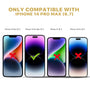 MyBat Pro Privacy Full Coverage Tempered Glass Screen Protector for Apple iPhone 14 Pro Max - Black - RIP14PMSCF111-3.jpg
