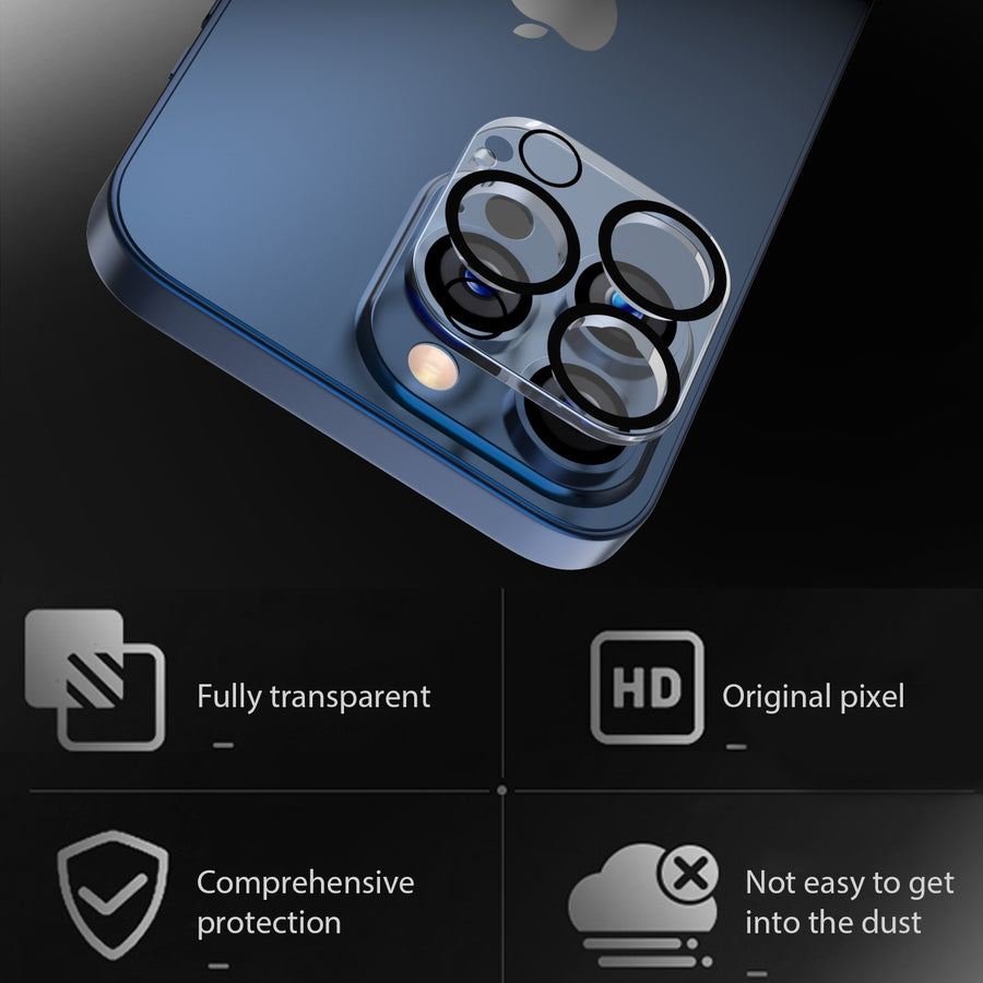 MyBat Pro Tempered Glass Lens Protector (2.5D) for Apple iPhone 14 Pro Max / 14 Pro - Clear - RIP14PMSCLE140-4.jpg