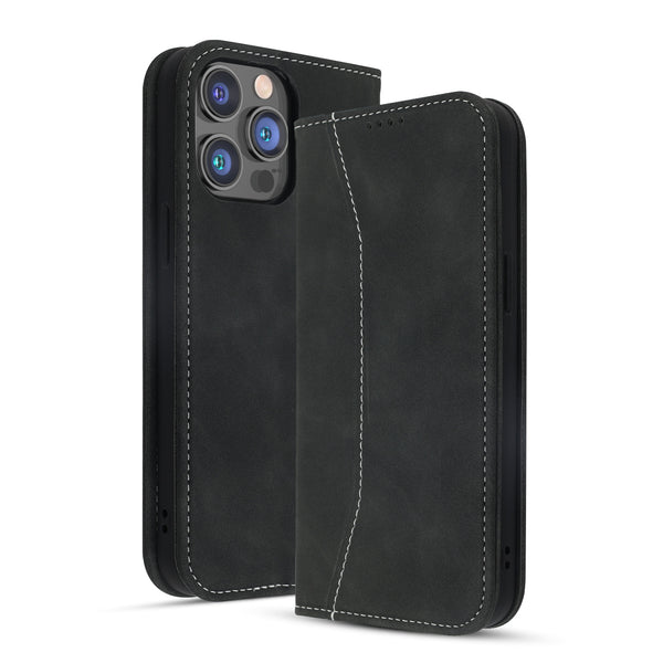 MyBat Pro Antimicrobial Executive Series Wallet Case for Apple iPhone 14 Pro - Black - RIP14PPCMJP001-2.jpg