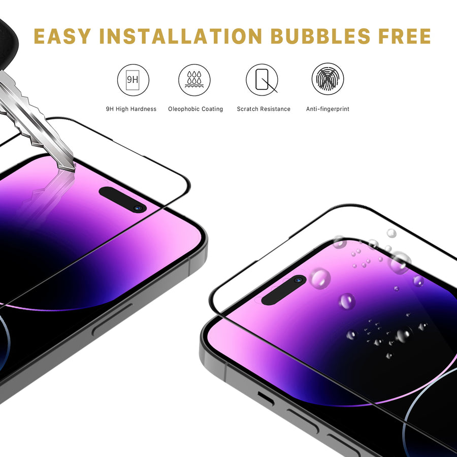 MyBat Pro Full Coverage Tempered Glass Screen Protector for Apple iPhone 14 Pro - Black - RIP14PSC85A-7.jpg