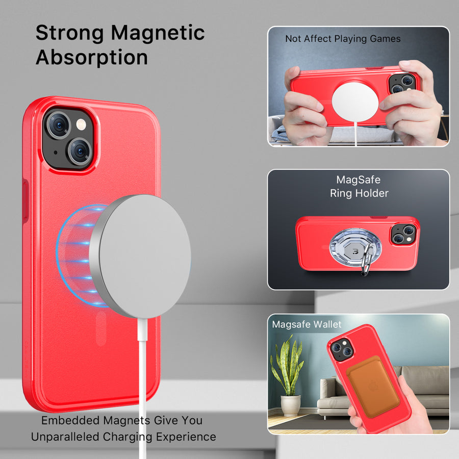 MyBat Pro Fuse Series w/ MagSafe Case for Apple iPhone 15 - Red - RIP15CSD5MS105-5.jpg