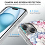 MyBat Pro Mood Series MagSafe Case (with Diamonds) for Apple iPhone 15 (6.1) - Floral Gems - RIP15CSFSSDM603-4.jpg