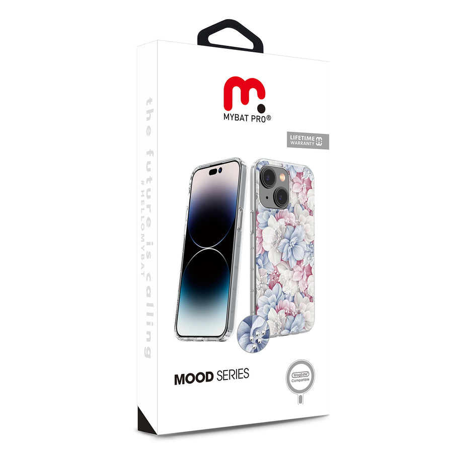 MyBat Pro Mood Series MagSafe Case (with Diamonds) for Apple iPhone 15 (6.1) - Floral Gems - RIP15CSFSSDM603-8.jpg