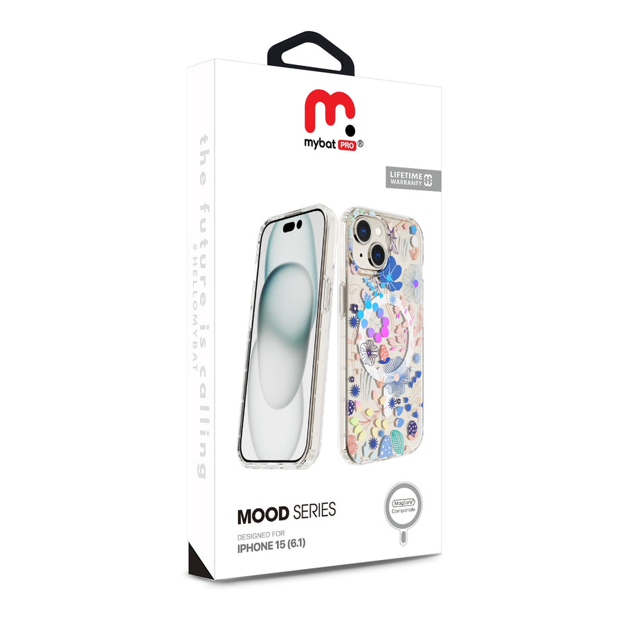 MyBat Pro Mood Series MagSafe Case for Apple iPhone 15 - Wildflowers