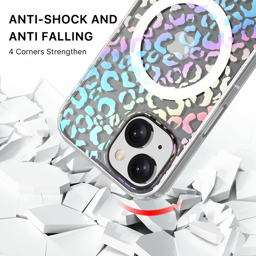 MyBat Pro Mood Series MagSafe Case for Apple iPhone 15 - Holographic Leopard - RIP15CSFSSM519-3.jpg
