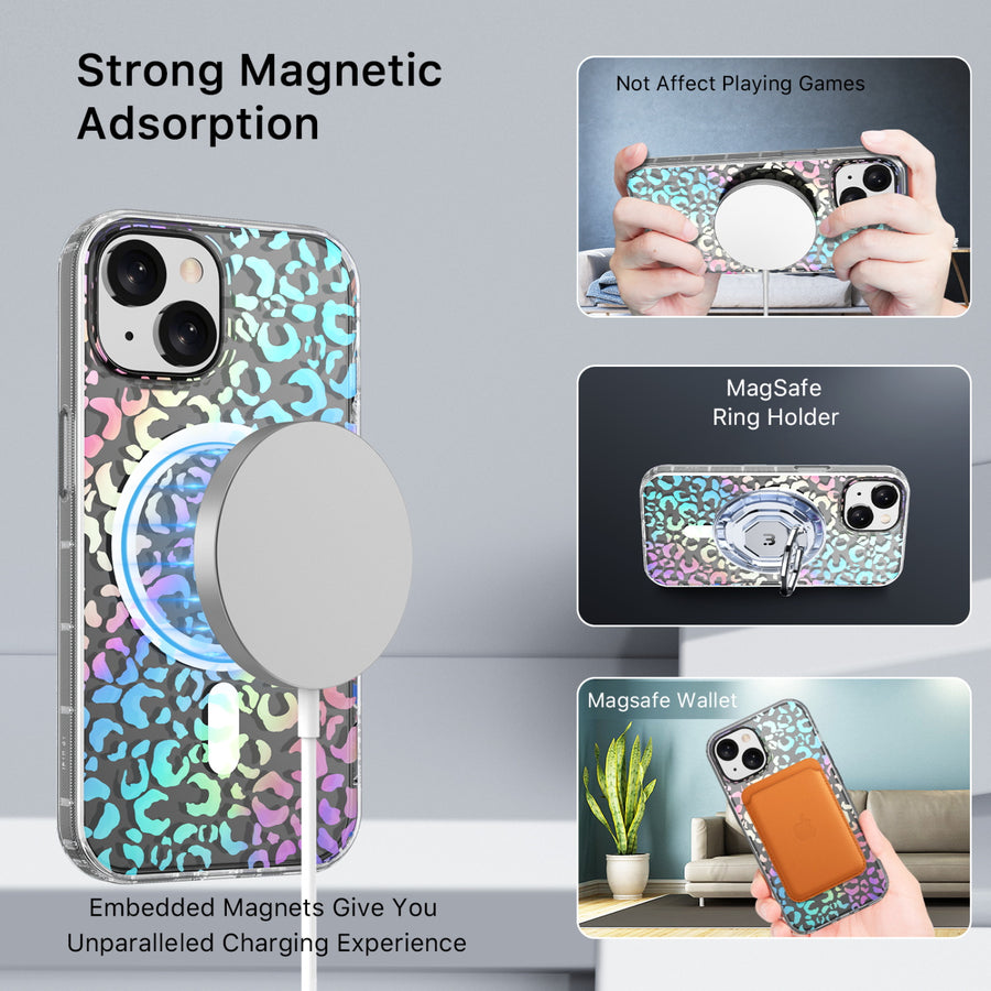 MyBat Pro Mood Series MagSafe Case for Apple iPhone 15 - Holographic Leopard - RIP15CSFSSM519-5.jpg