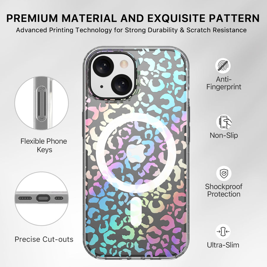 MyBat Pro Mood Series MagSafe Case for Apple iPhone 15 - Holographic Leopard - RIP15CSFSSM519-7.jpg
