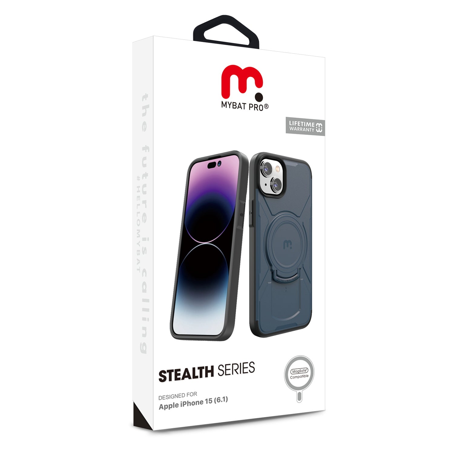 MyBat Pro Stealth Series Case for Apple iPhone 15 (6.1) - Blue / Black