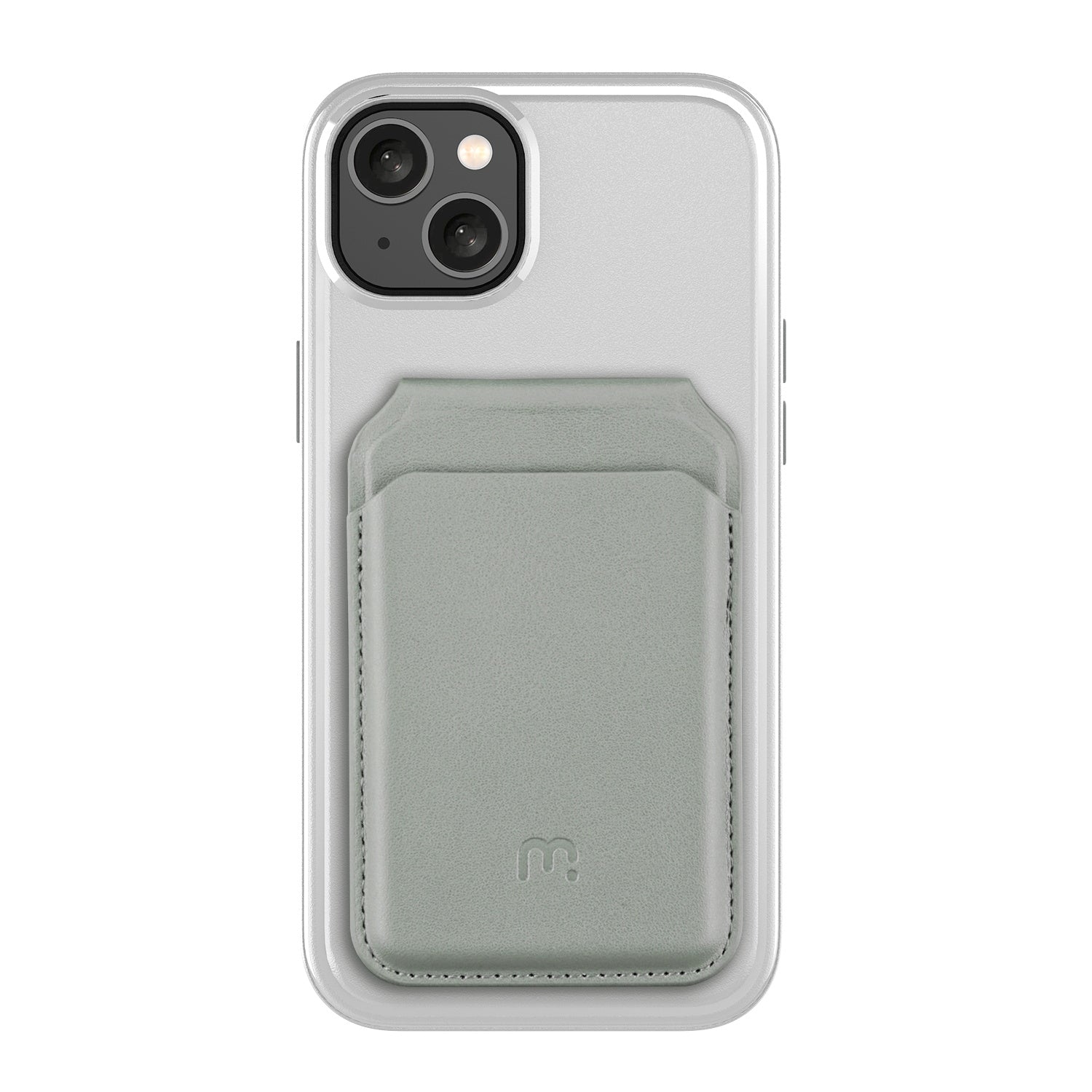MyBat Pro Fuse Series Case Bundle + MagStash Wallet Folio for Apple iPhone 15 Plus - White  / Gray - RIP15MCSD5MS108-CH413-4.jpg