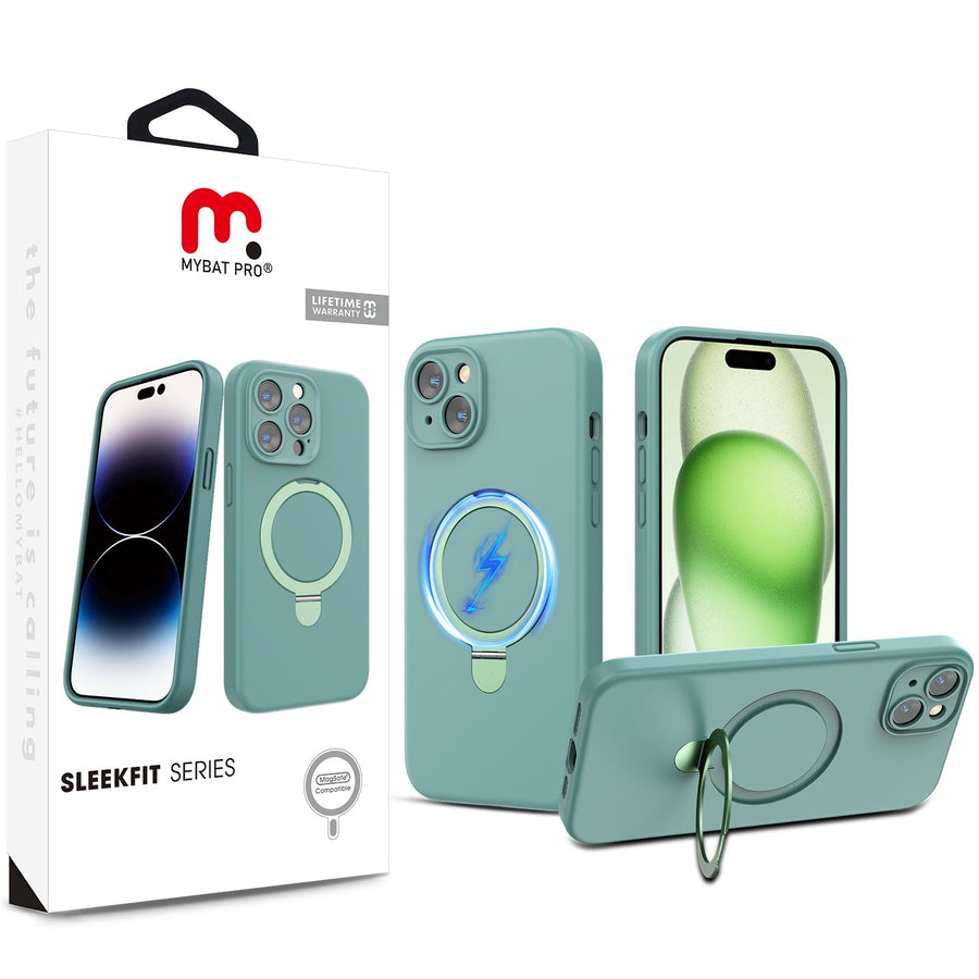 MyBat Pro SleekFit Series w/ MagSafe Case for Apple iPhone 15 Plus - Green