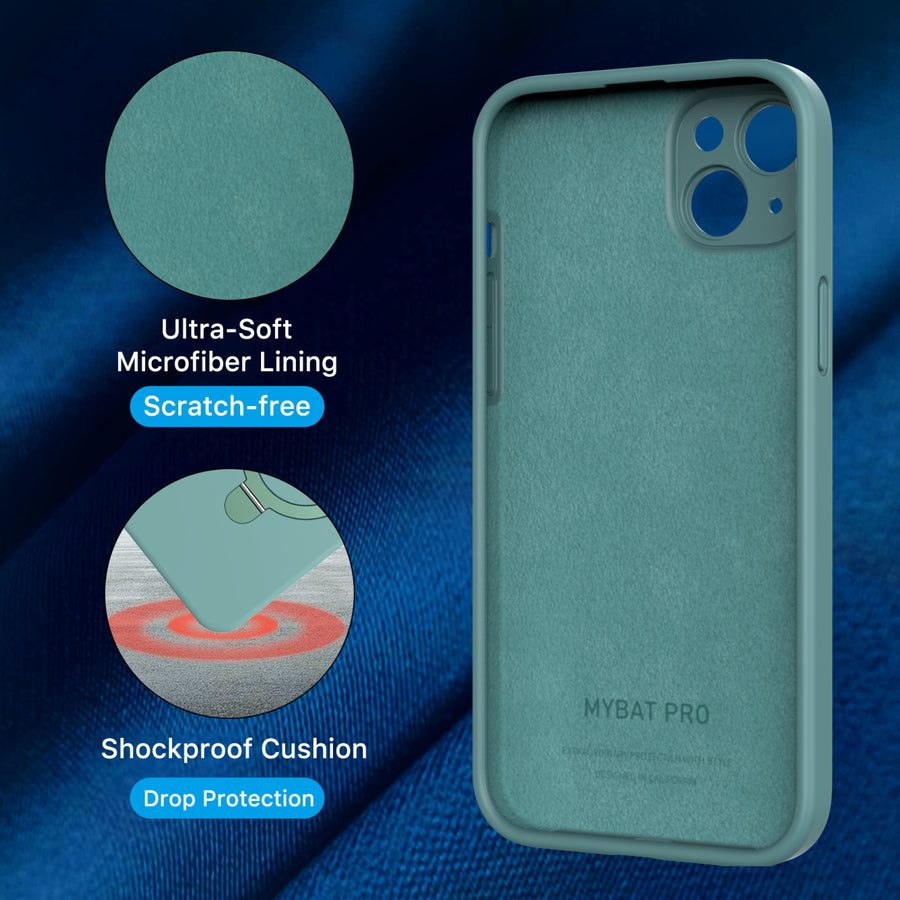 MyBat Pro SleekFit Series w/ MagSafe Case for Apple iPhone 15 Plus - Green - RIP15MCSLSM504-6.jpg