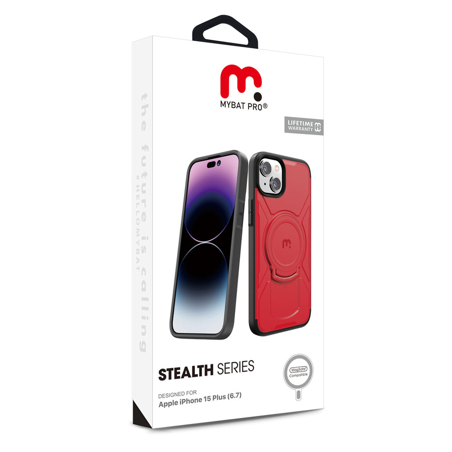 MyBat Pro Stealth Series Case for Apple iPhone 15 Plus (6.7) - Red / Black - RIP15MCSSTSMS205-8.jpg