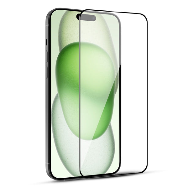 MyBat Pro LightArmor Tempered Glass Screen Protector for Apple iPhone 15 Plus - Black - RIP15MSCF121-2.jpg