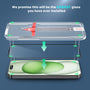 MyBat Pro QuickGuard Tempered Glass Screen Protector w/ Installation Tray for Apple iPhone 15 Plus - Black - RIP15MSCF131-3.jpg