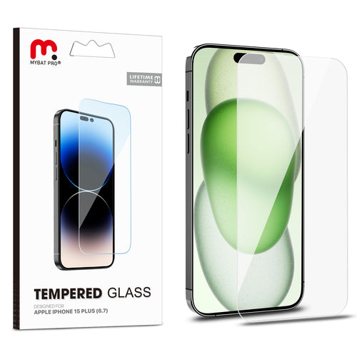 MyBat Pro Tempered Glass Screen Protector (2.5D) for Apple iPhone 15 Plus - Clear - RIP15MSCN81-1.jpg