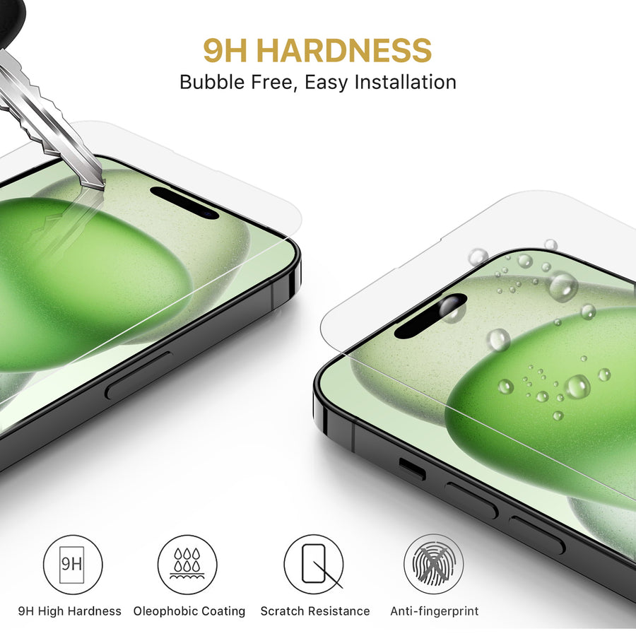 MyBat Pro Tempered Glass Screen Protector (2.5D) for Apple iPhone 15 Plus - Clear - RIP15MSCN81-5.jpg