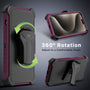 MyBat Pro Maverick Series MagSafe Case w/ Holster and Tempered Glass for Apple iPhone 15 Pro - Plum - RIP15PCS3NXMS003-7.jpg