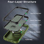 MyBat Pro Maverick Series MagSafe Case w/ Holster and Tempered Glass for Apple iPhone 15 Pro - Army Green - RIP15PCS3NXMS004-5.jpg