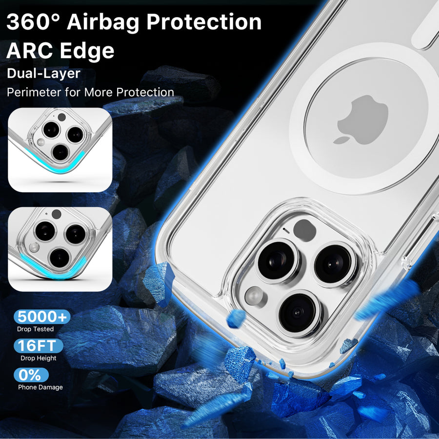 MyBat Pro Air-Filled Case with MagSafe for iPhone 15 Pro (6.1) - White - RIP15PCSAFDM202-5.jpg