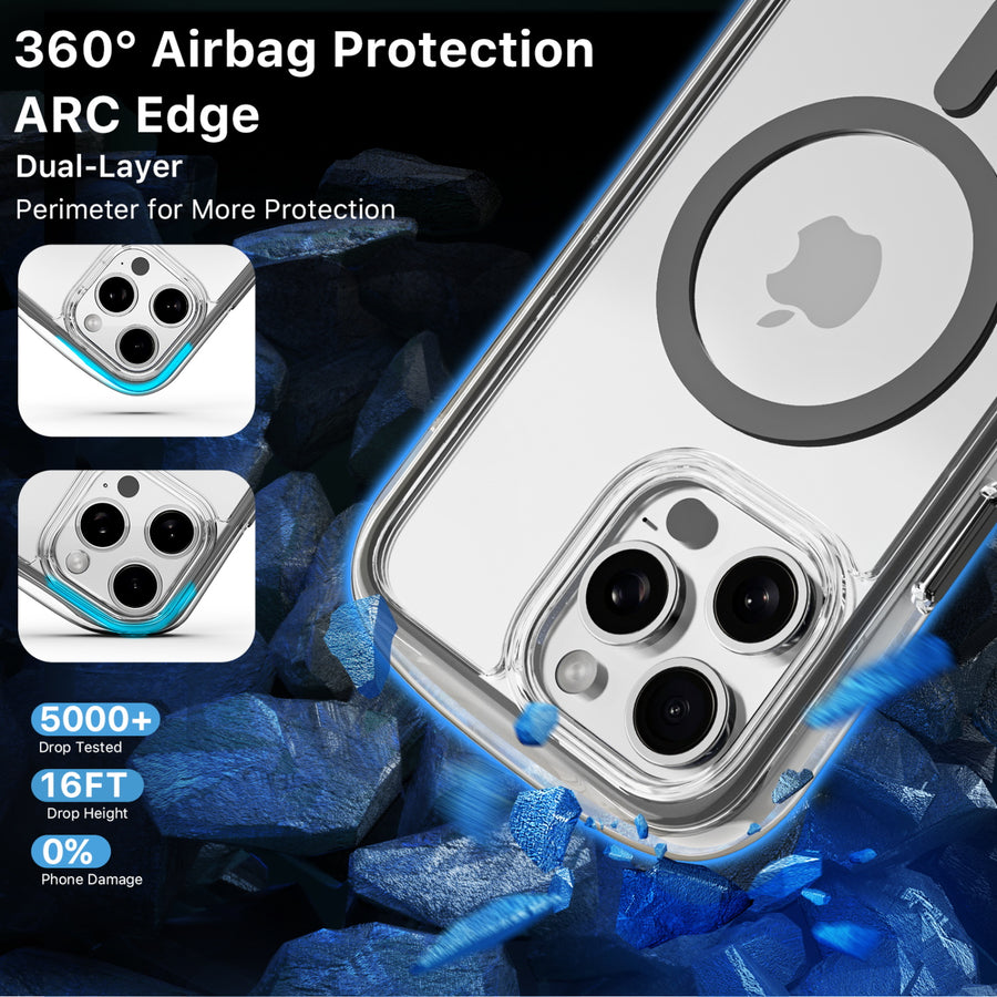 MyBat Pro Air-Filled Case with MagSafe for iPhone 15 Pro (6.1) - Natural Titanium - RIP15PCSAFDM203-5.jpg