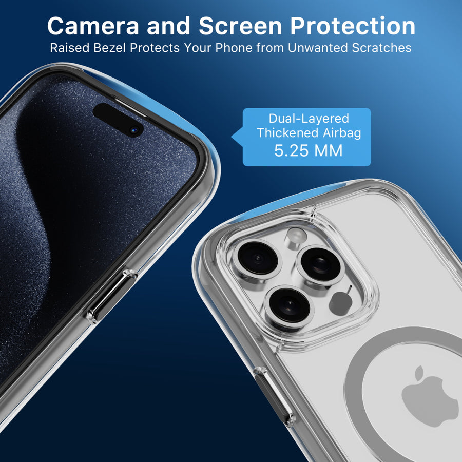 MyBat Pro Air-Filled Case with MagSafe for iPhone 15 Pro (6.1) - Natural Titanium - RIP15PCSAFDM203-6.jpg