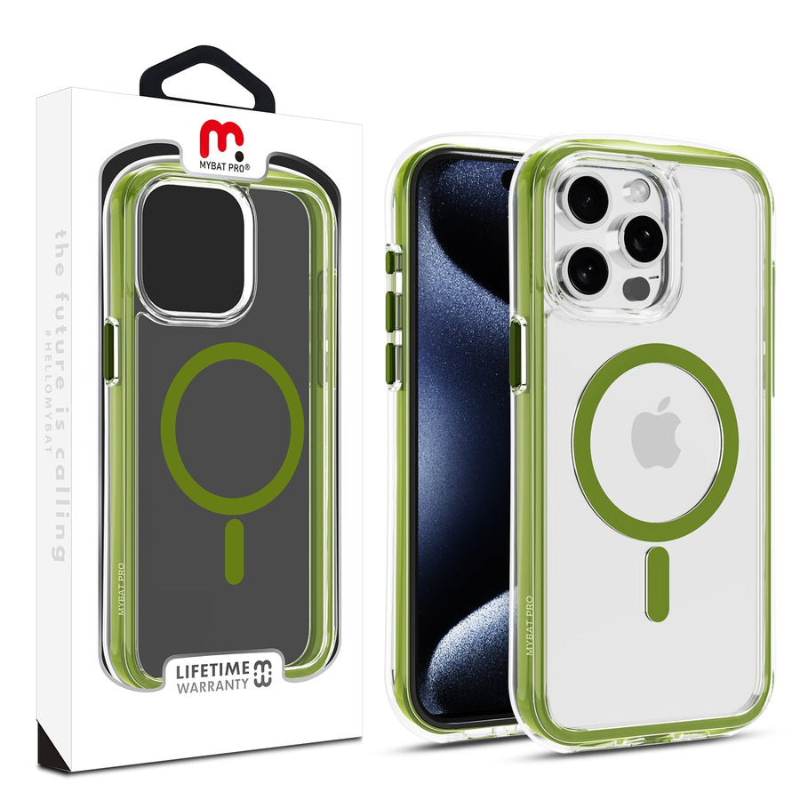 MyBat Pro Air-Filled Case with MagSafe for iPhone 15 Pro (6.1) - Green
