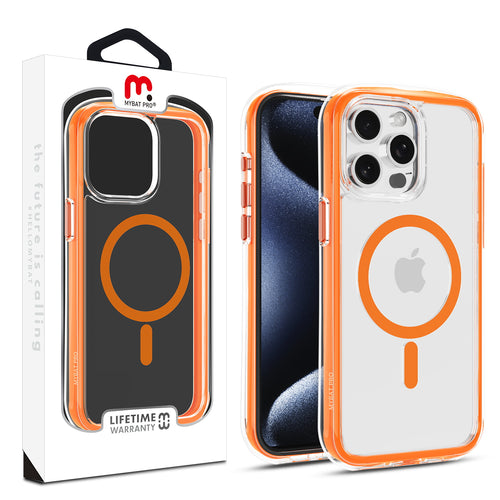 MyBat Pro Air-Filled Case with MagSafe for iPhone 15 Pro (6.1) - Orange - RIP15PCSAFDM205-1.jpg