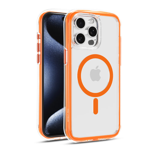 MyBat Pro Air-Filled Case with MagSafe for iPhone 15 Pro (6.1) - Orange - RIP15PCSAFDM205-2.jpg