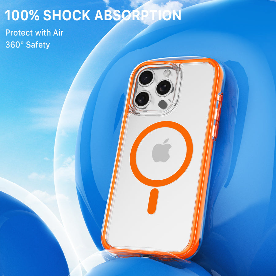 MyBat Pro Air-Filled Case with MagSafe for iPhone 15 Pro (6.1) - Orange - RIP15PCSAFDM205-3.jpg