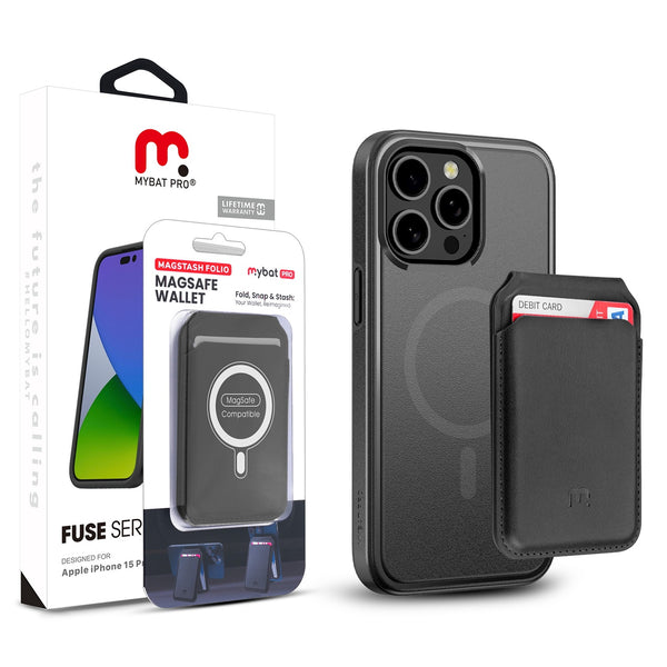 MyBat Pro Fuse Series Case Bundle + MagStash Wallet Folio for Apple iPhone 15 Pro - Black - RIP15PCSD5MS101-CH411-1.jpg