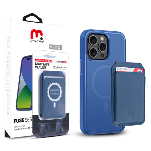MyBat Pro Fuse Series Case Bundle + MagStash Wallet Folio for Apple iPhone 15 Pro - Blue - RIP15PCSD5MS104-CH412-1.jpg