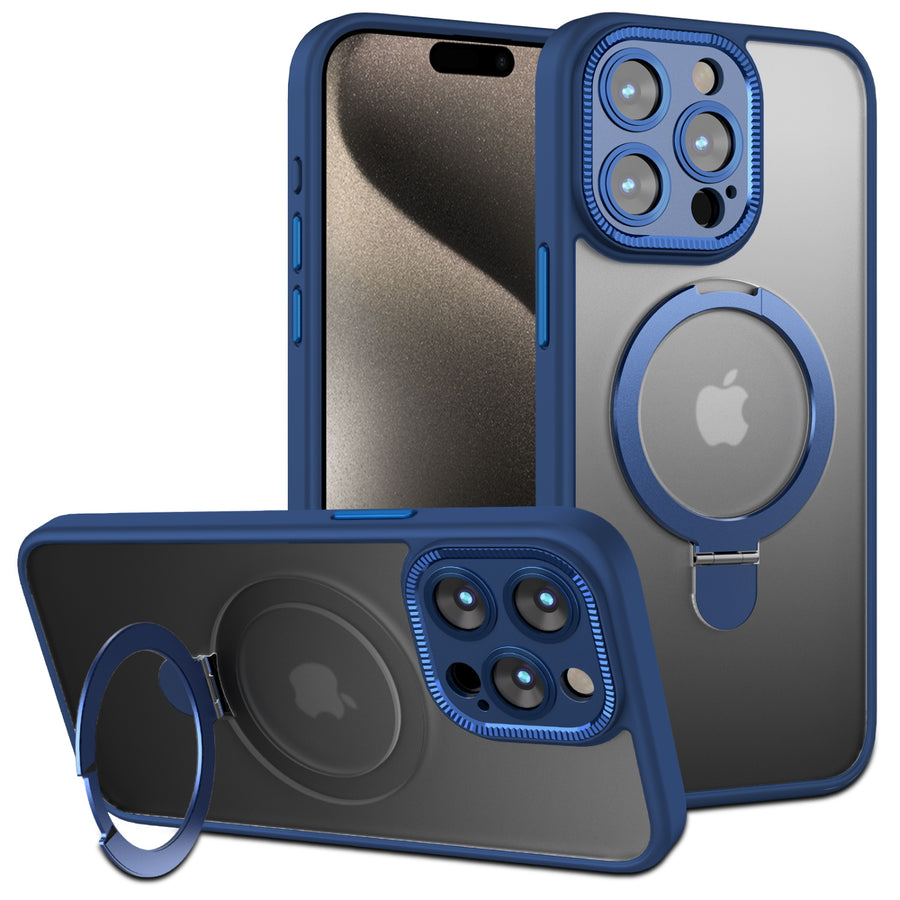 MyBat Pro Shade Series Case w/ MagSafe Ring Stand for Apple iPhone 15 Pro - Blue - RIP15PCSFGMS002-2.jpg