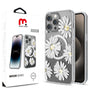 MyBat Pro Mood Series MagSafe Case (with Diamonds) for Apple iPhone 15 Pro - Happy Daisies