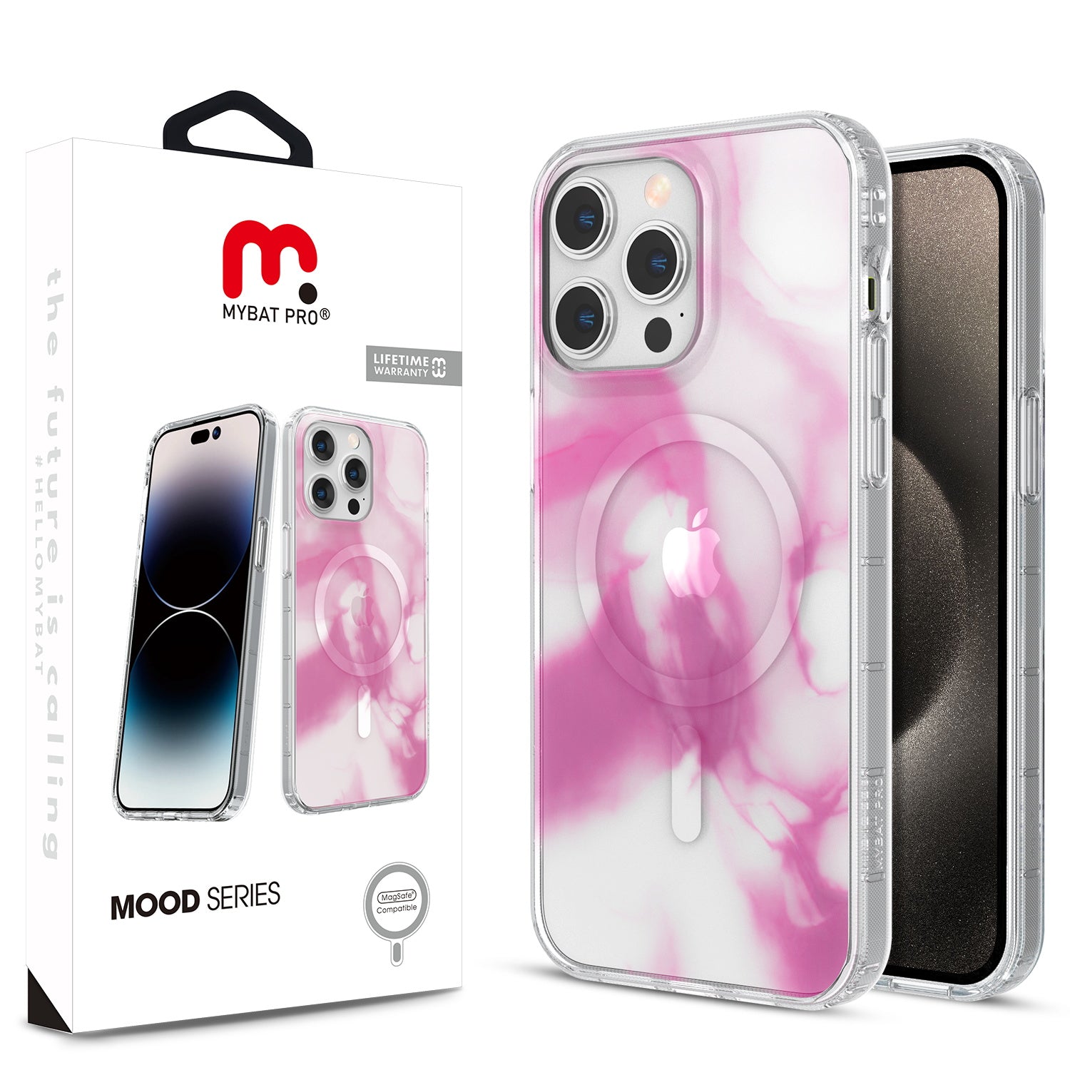 MyBat Pro Mood Series MagSafe Case for Apple iPhone 15 Pro (6.1) - Blushing