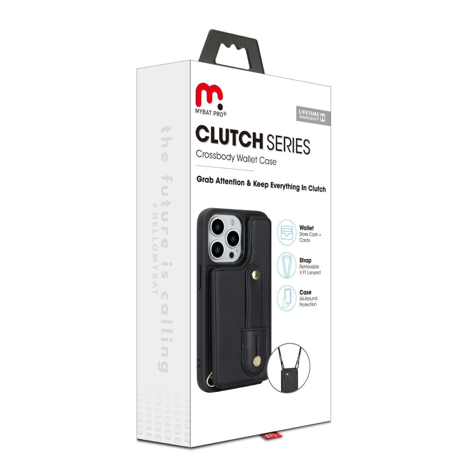 MyBat Pro Clutch Series Case for Apple iPhone 15 Pro - Black