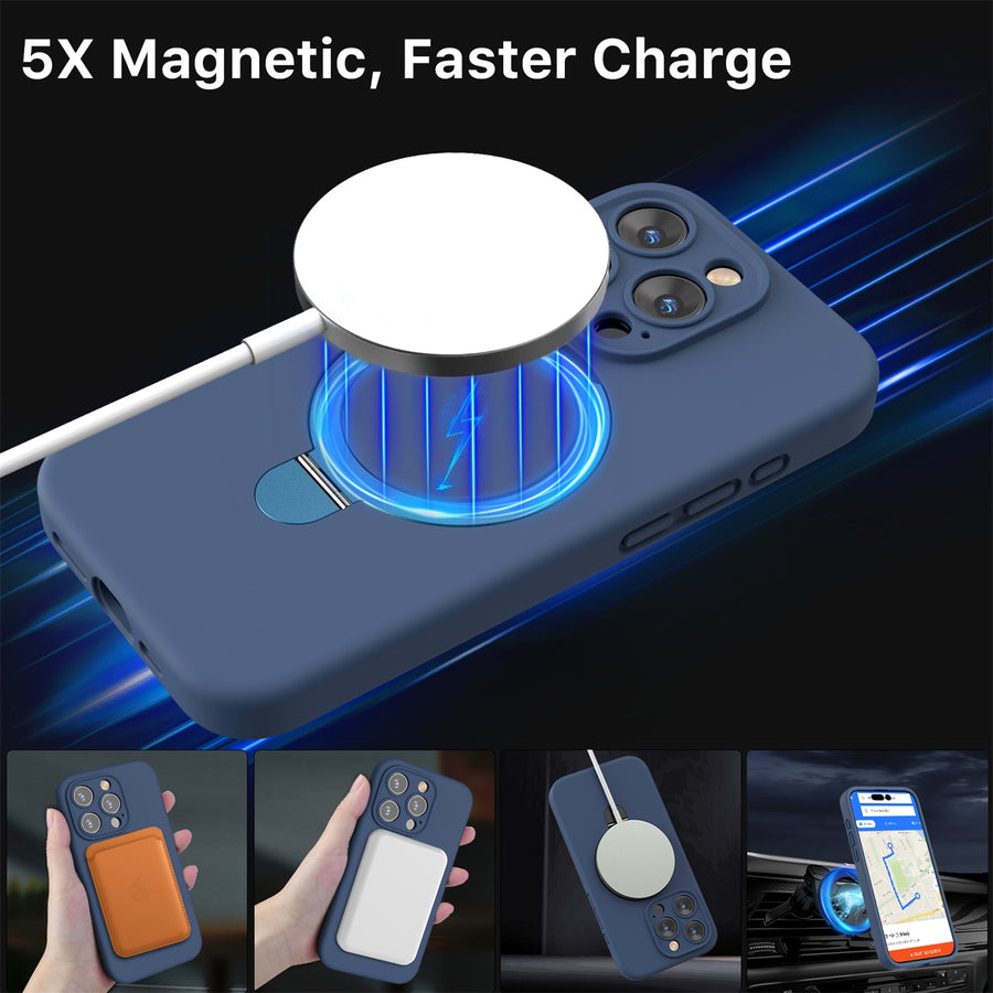 MyBat Pro SleekFit Series w/ MagSafe Case for Apple iPhone 15 Pro - Blue - RIP15PCSLSM503-3.jpg
