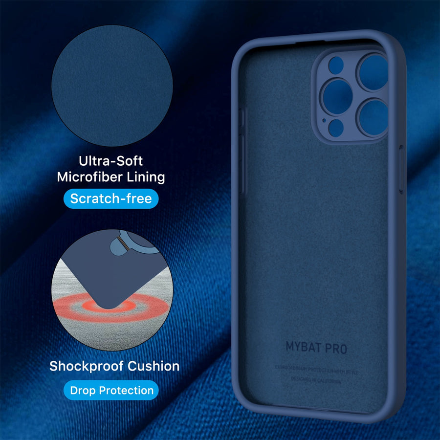 MyBat Pro SleekFit Series w/ MagSafe Case for Apple iPhone 15 Pro - Blue - RIP15PCSLSM503-6.jpg