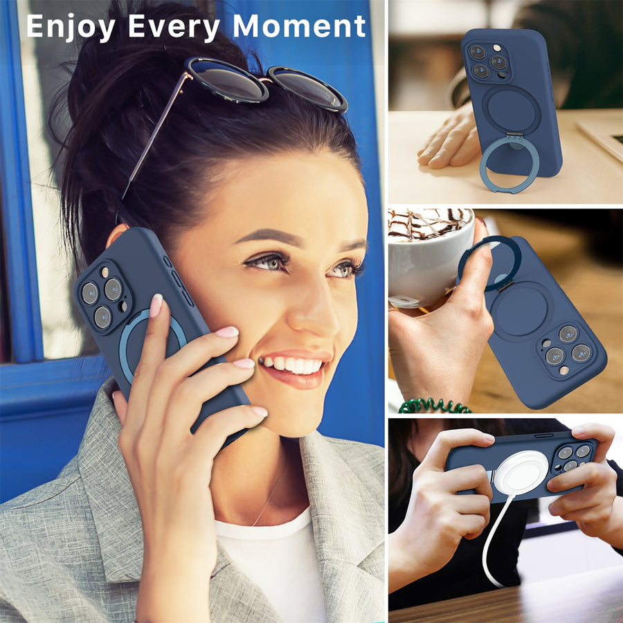 MyBat Pro SleekFit Series w/ MagSafe Case for Apple iPhone 15 Pro - Blue - RIP15PCSLSM503-7.jpg