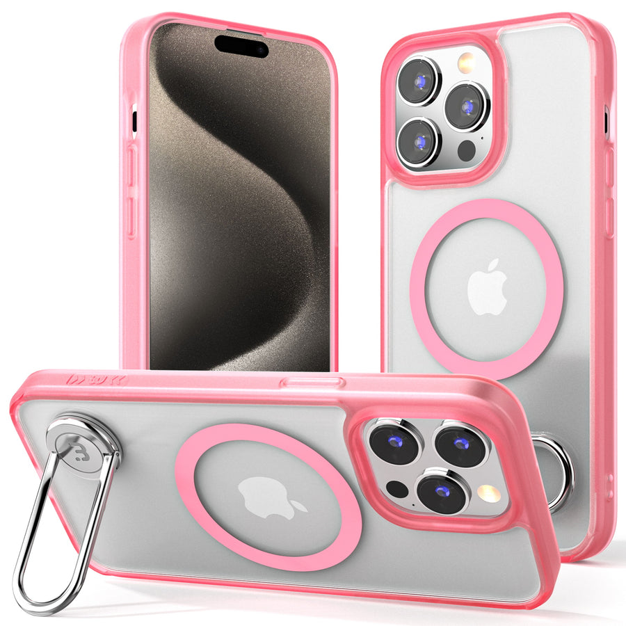 MyBat Pro Lunar Series w/ MagSafe Case for Apple iPhone 15 Pro - Rose - RIP15PCSLSMS204-2.jpg