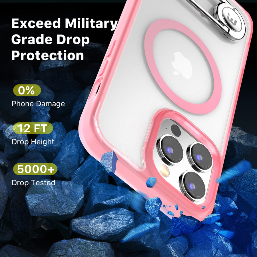 MyBat Pro Lunar Series w/ MagSafe Case for Apple iPhone 15 Pro - Rose - RIP15PCSLSMS204-4.jpg