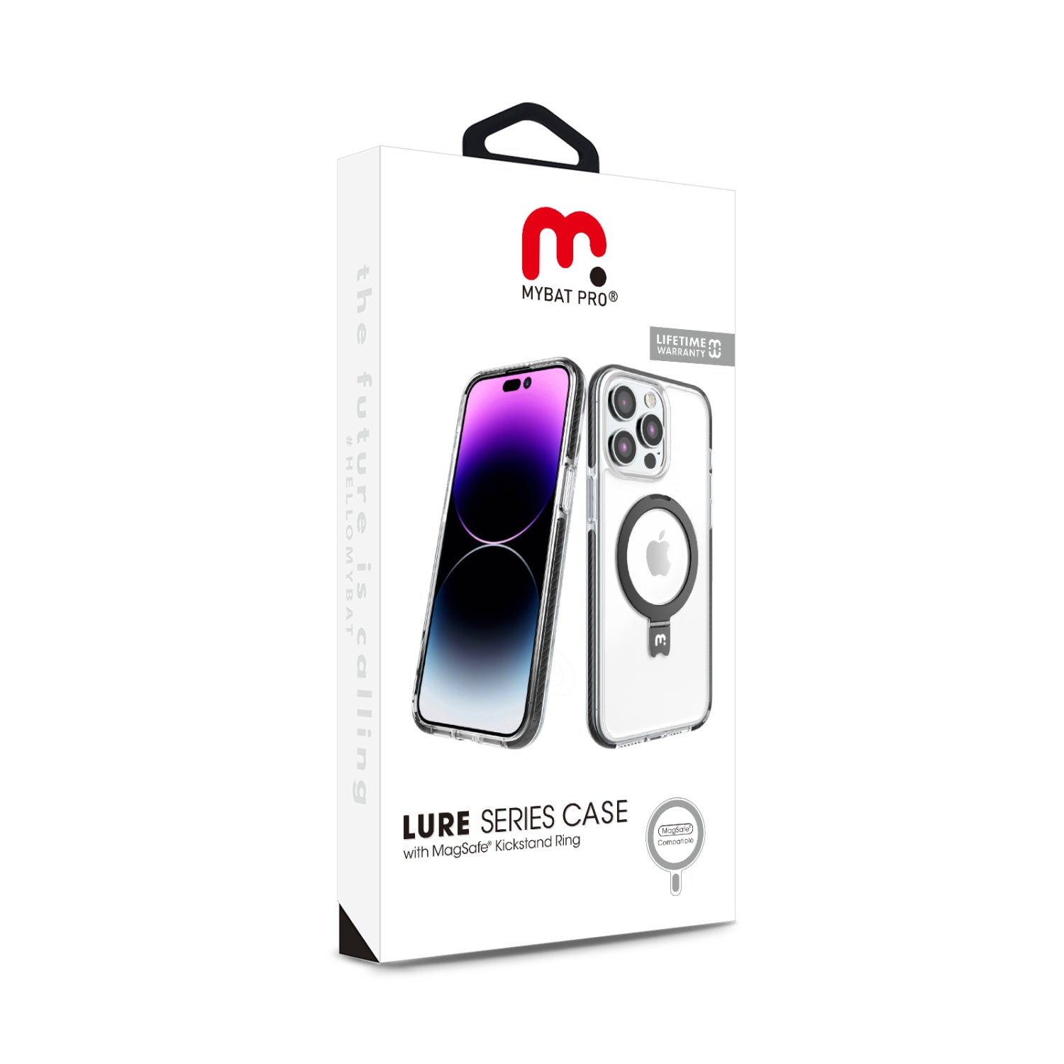 MyBat Pro Lure Series Case w/ MagSafe Kickstand Ring for Apple iPhone 15 Pro - Black