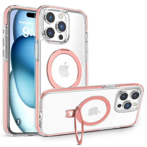 MyBat Pro Lure Series Case w/ MagSafe Kickstand Ring for Apple iPhone 15 Pro - Pink - RIP15PCSRVLM503-2.jpg