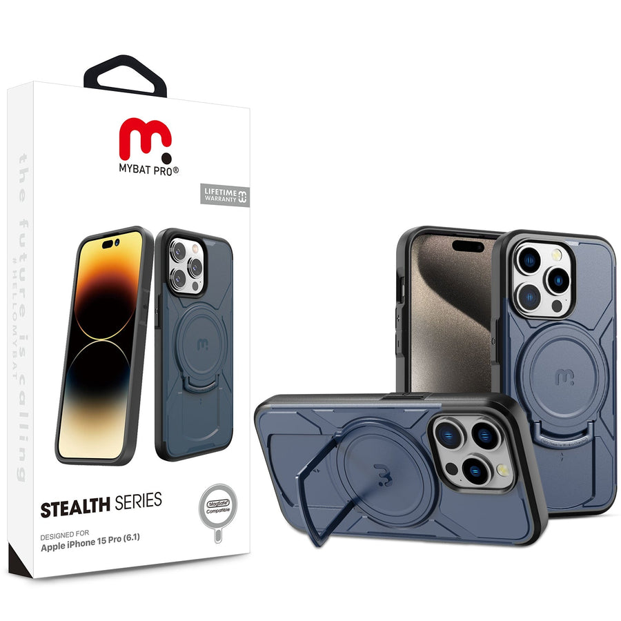 MyBat Pro Stealth Series Case for Apple iPhone 15 Pro (6.1) - Blue / Black